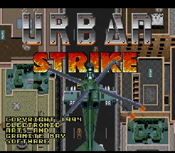 Urban Strike (Europe) screen shot title